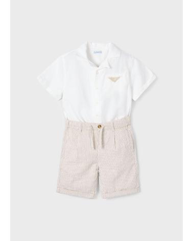 CONJUNTO MAYORAL BERMUDA RELAXED CREMA BEIGE MODELO 3231-091 BEIG