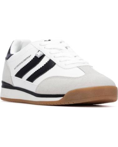 SNEAKERS XTI 144587 BIANCHE E NERE CON SUOLA IN GOMMA BLANCO
