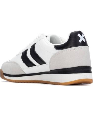 SNEAKERS XTI 144587 BIANCHE E NERE CON SUOLA IN GOMMA BLANCO