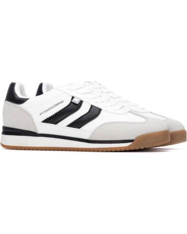 SNEAKERS XTI 144587 BIANCHE E NERE CON SUOLA IN GOMMA BLANCO