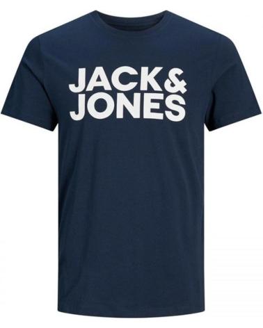 JACK & JONES CORP O-NECK T-SHIRT NAVY SLIM FIT NAVY-SLIM-