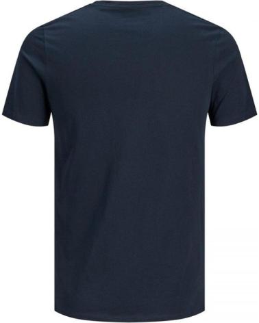 JACK & JONES CORP O-NECK T-SHIRT NAVY SLIM FIT NAVY-SLIM-