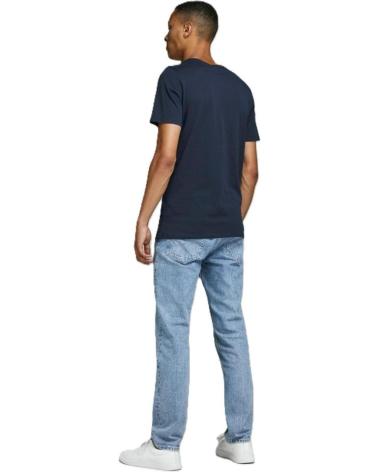 JACK & JONES CORP O-NECK T-SHIRT NAVY SLIM FIT NAVY-SLIM-