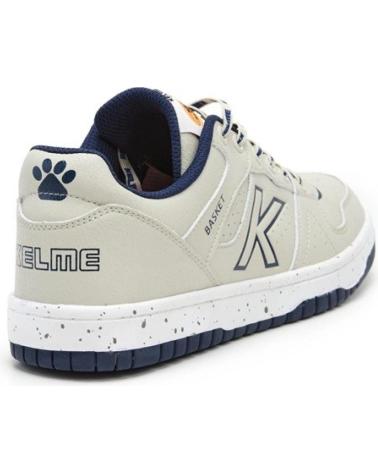 KELME RETROBASKET 2.0 - ZAPATILLAS CASUAL BEIGE Y MARINO BEIGE Y MA