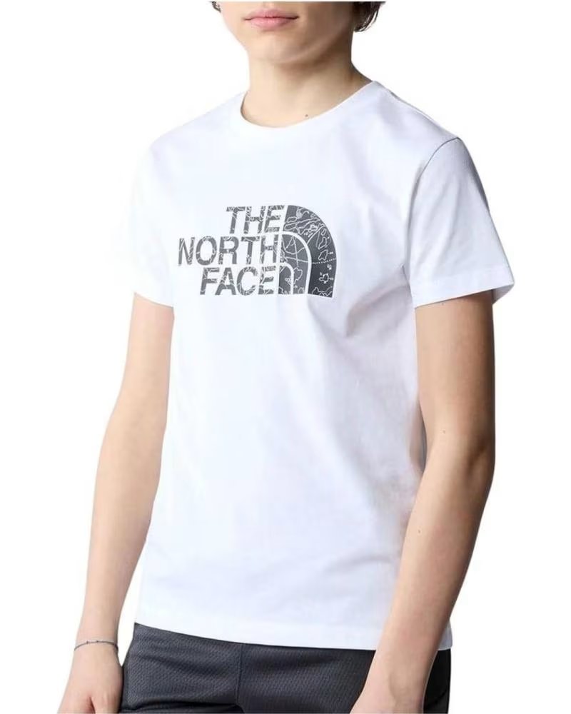 THE NORTH FACE CAMISETA NINO EASY TEE BLANCO