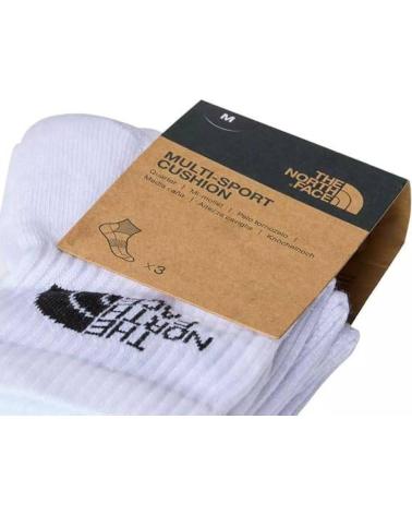 THE NORTH FACE PACK 3 CALCETINES MULTI SPORT BLANCOS BLANCO