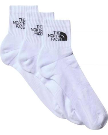 THE NORTH FACE CONFEZIONE DA 3 CALZINI MULTI SPORT BIANCHI BLANCO