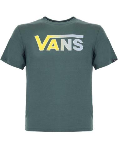 VANS OFF THE WALL CLASSIC LOGO FILL T-SHIRT GREEN VERDE