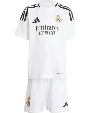 ADIDAS MINICONJUNTO PRIMERA EQUIPACION REAL MADRID 24-25 BLANCO