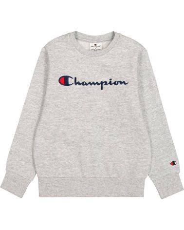 SWEAT CHAMPION COL ROND GRIS GRIS