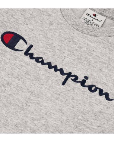SWEAT CHAMPION COL ROND GRIS GRIS