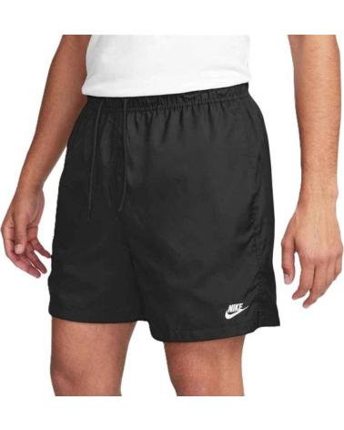 PANTALÓN CORTO NIKE CLUB FLOW NEGRO NEGRO