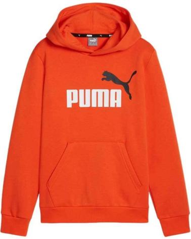 MOLETOM COM CAPUZ PUMA ESSENTIAL LARANJA NARANJA