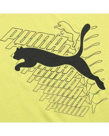 T-SHIRT PUMA GRAPHICS CAT TEE VERDE LIME VERDE