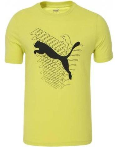 PUMA GRAPHICS CAT TEE T-SHIRT LIME GREEN VERDE
