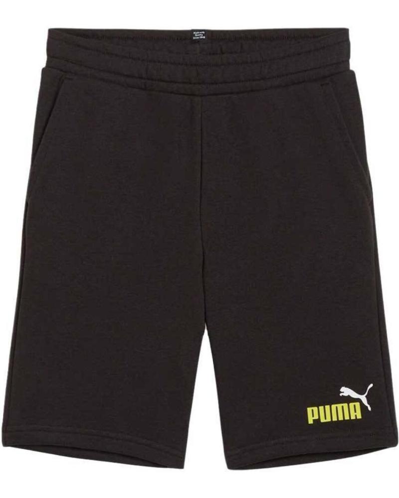 PUMA TEXTIL EN COLOR PARA NIN NEGRO