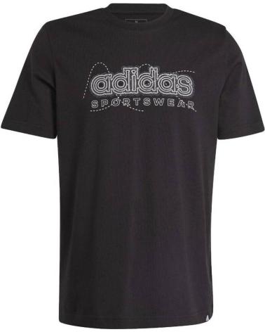 T-SHIRT GRAFICA ADIDAS GROWTH SPORTSWEAR NERA NEGRO