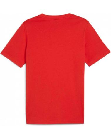 T-SHIRT PUMA GRAPHICS WORDING FOR ALL TI ROSSO ROJO