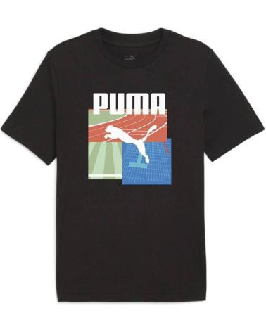 T-SHIRT PUMA GRAPHICS SUMMER SPORTS TEE II NERA NEGRO
