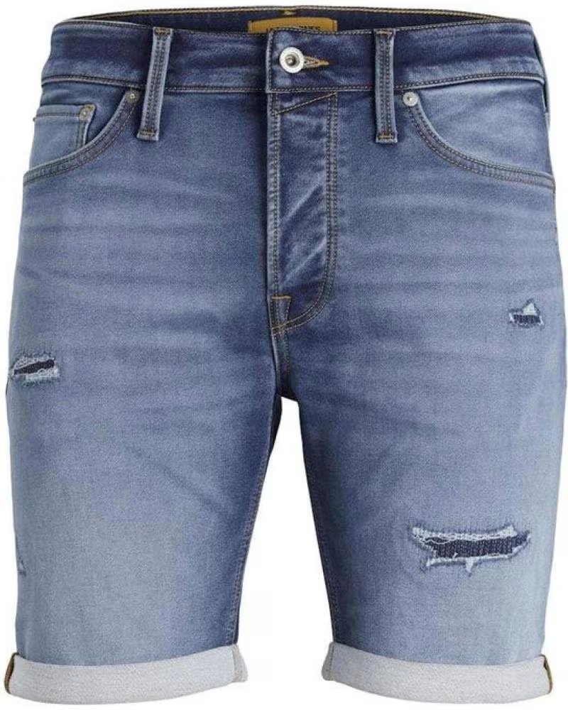 SHORTS IN DENIM JACK & JONES JJIRICK JJICON GE BLU AZUL