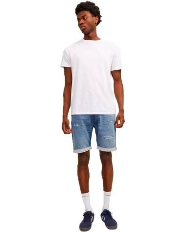SHORTS IN DENIM JACK & JONES JJIRICK JJICON GE BLU AZUL