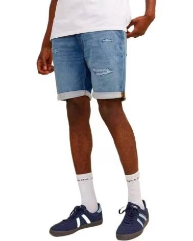 SHORTS IN DENIM JACK & JONES JJIRICK JJICON GE BLU AZUL