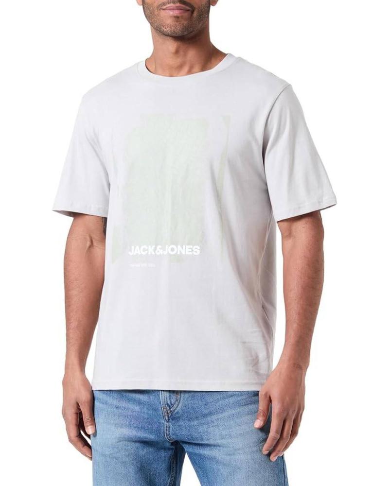 JACK & JONES CITY MAP COL ROND FST GRIS GRIS