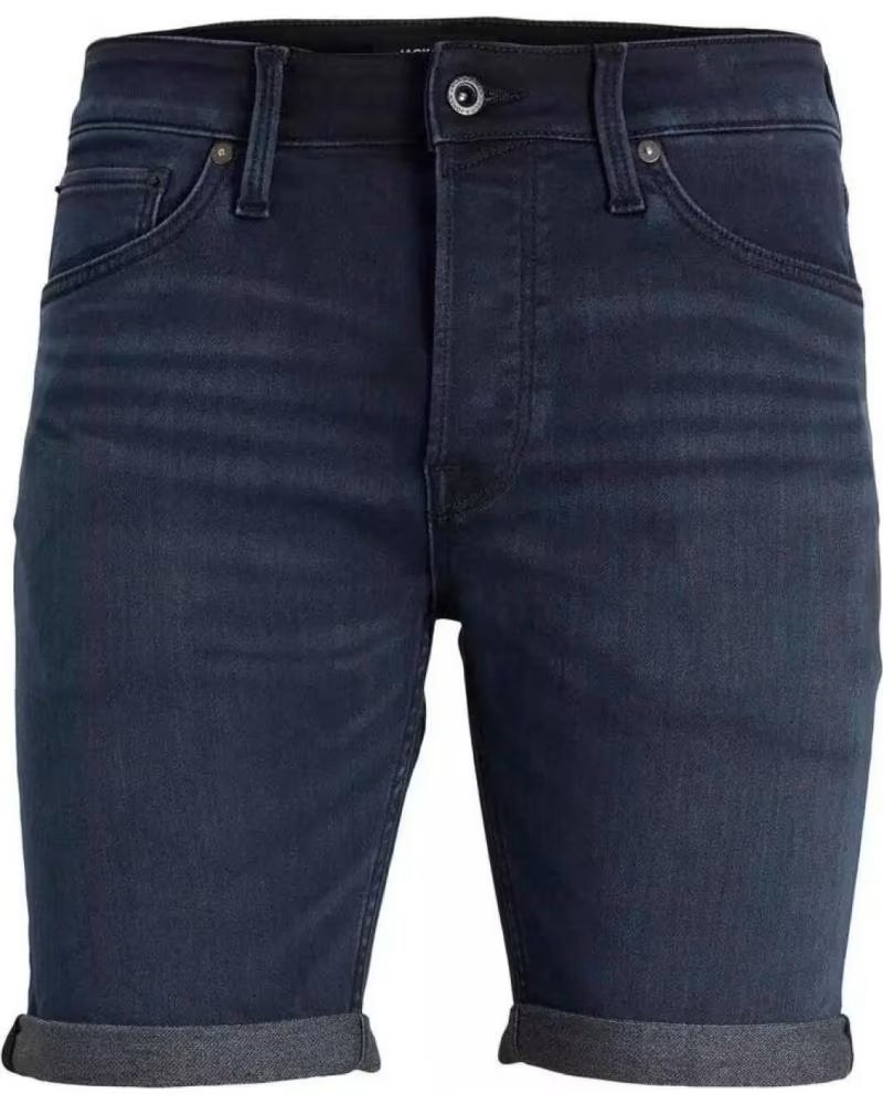 PANTALONCINI DI JEANS JACK & JONES BLU NAVY AZUL