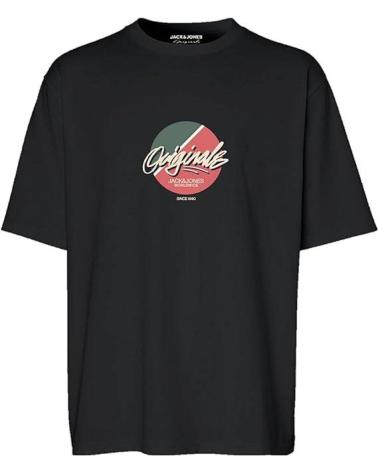 T-SHIRT JACK & JONES TAMPA 1 MANCHES COURTES NOIR NEGRO