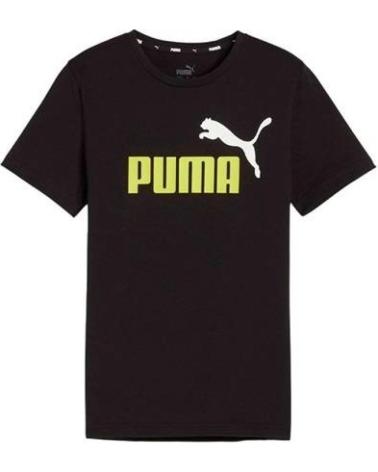 PUMA ESS 2 COL LOGO T-SHIRT SCHWARZ 586985-31 NEGRO