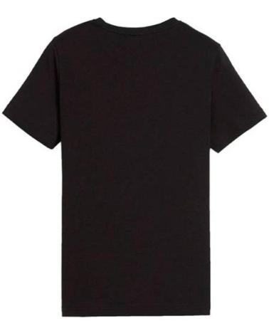PUMA ESS 2 COL LOGO T-SHIRT BLACK 586985-31 NEGRO
