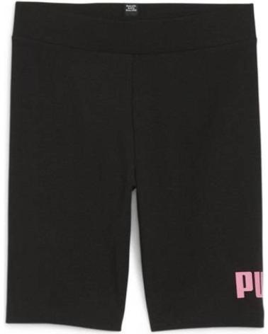 PUMA ESS LOGO SHORT TIGHTS G 51 KURZE LEGGINGS SCHWARZ NEGRO