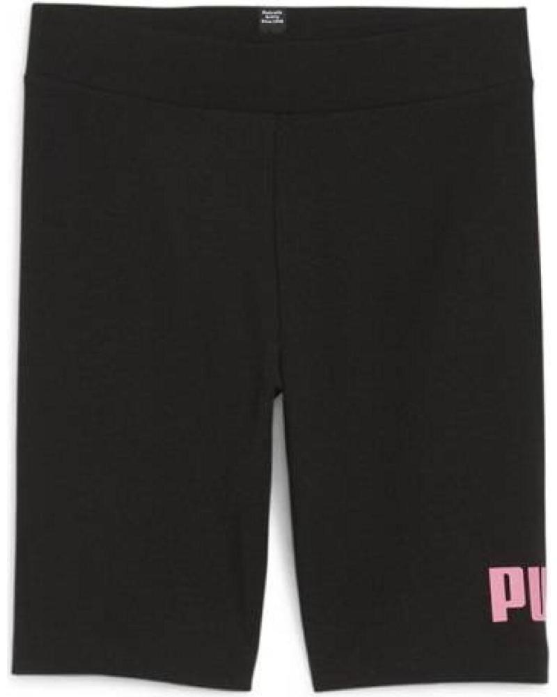 PUMA ESS LOGO SHORT TIGHTS G 51 KURZE LEGGINGS SCHWARZ NEGRO