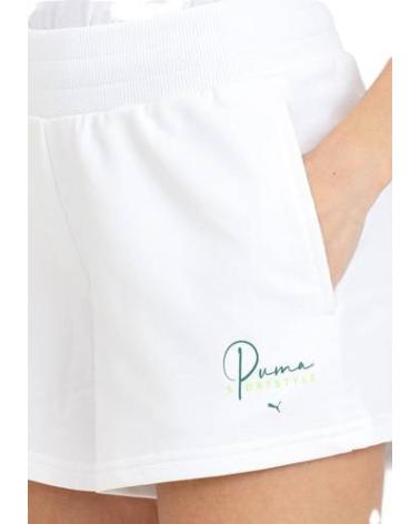 PUMA WHITE SPORT SHORTS BLANCO
