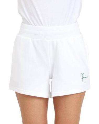PUMA WHITE SPORT SHORTS BLANCO