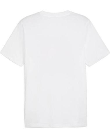 PUMA T-SHIRT GRAPHICS SUMMER SPORTS TEE II BLANC BLANCO