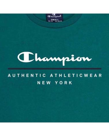 CHAMPION T-SHIRT GIROCOLLO AVT VERDE VERDE