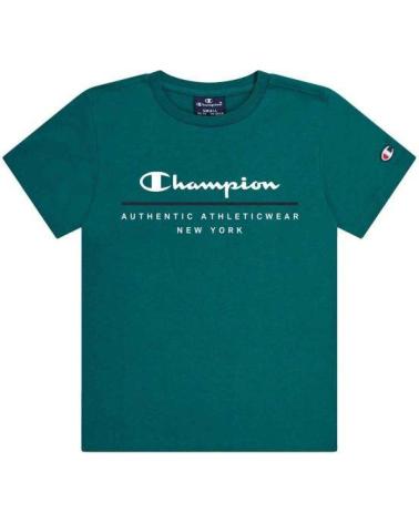 CHAMPION CREWNECK T-SHIRT AVT GREEN VERDE