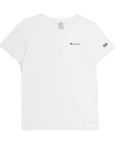 CHAMPION CREWNECK T-SHIRT BLANCO BLANCO