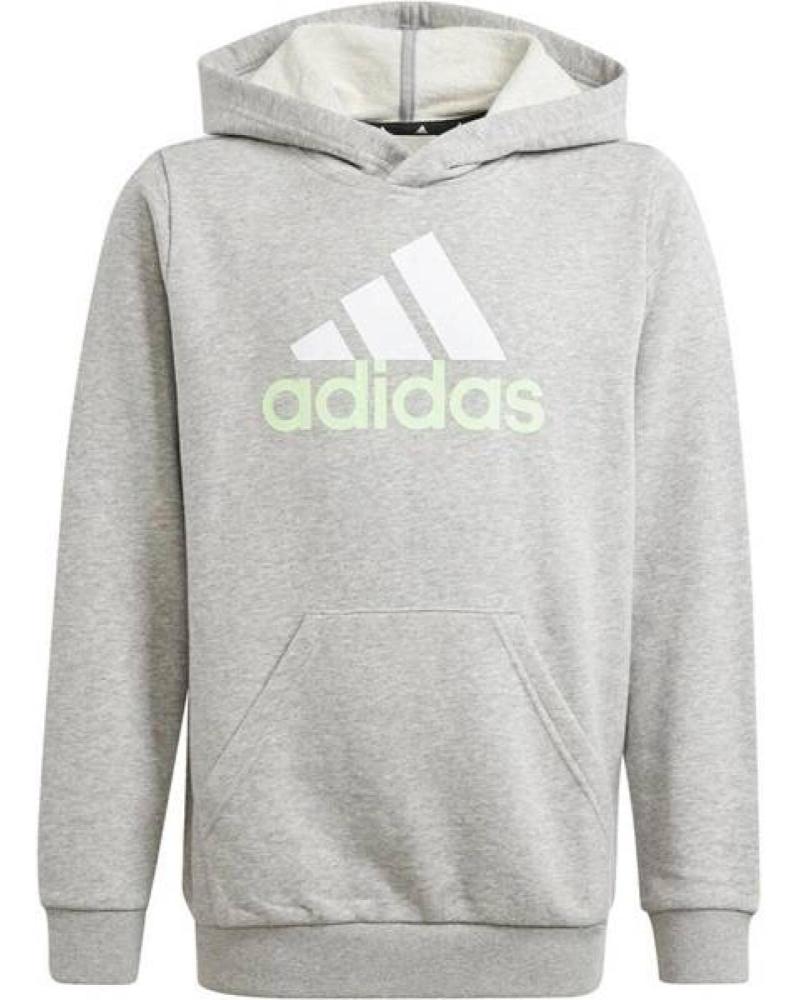 MOLETOM COM CAPUZ ADIDAS ESSENTIALS TWO CINZA GRIS