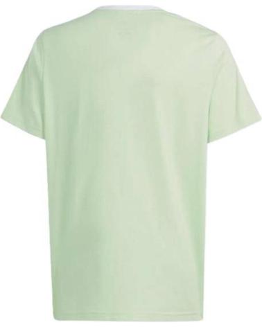 CAMISETA ADIDAS ESSENTIALS 3 TIRAS VERDE PARA NIÑO VERDE
