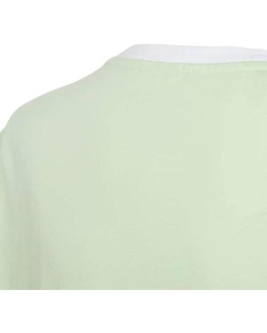 CAMISETA ADIDAS ESSENTIALS 3 TIRAS VERDE PARA NIÑO VERDE