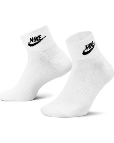 PACK 3 PARES MEIAS NIKE EVERYDAY ESSENTIAL BRANCAS - MODELO DX5074-10 BLANCO