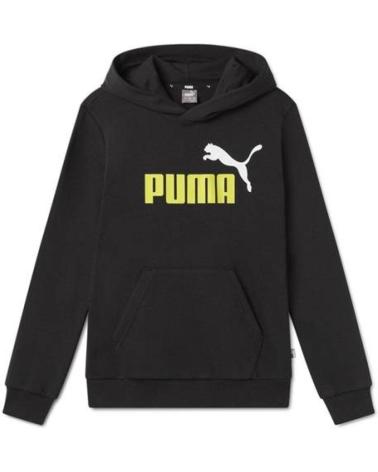 PUMA MOLETOM COM CAPUZ ESS 2 COL BIG LOGO PRETO NEGRO