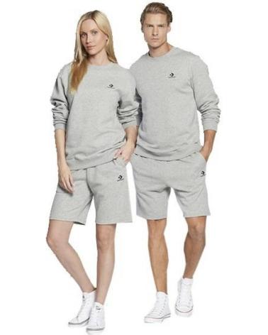 CONVERSE PANTALON CORTO EMBROIDERED STAR CHEVRON GRIS