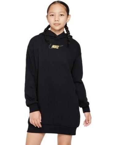 Inizio-NIKE-VESTIDO-CON-CAPUCHA-SPORTSWEAR-CLUB-FLEECE-NEGRO
