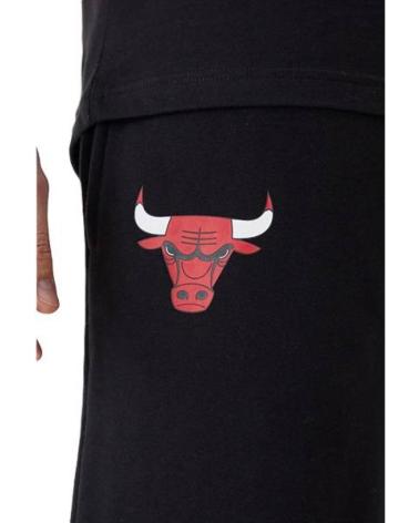 PANTALONES JOGGERS NEW ERA CHICAGO BULLS NBA RELAXED NEGRO NEGRO