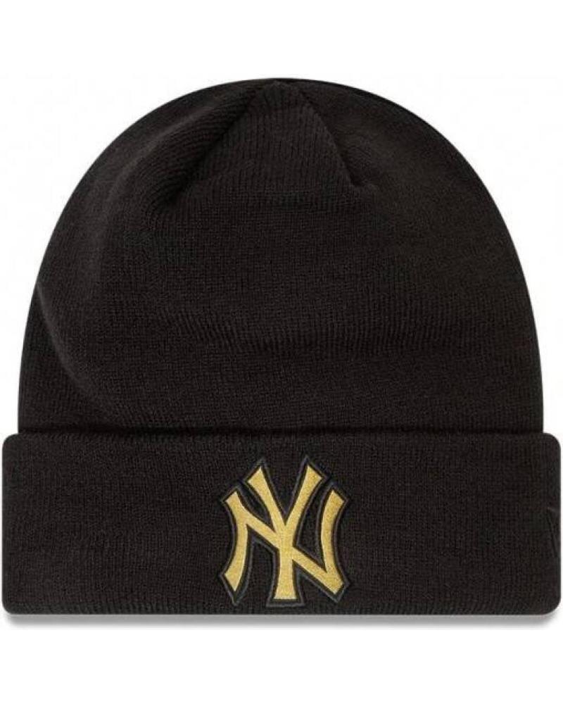 NEW ERA MÜTZE METALLIC BADGE NEW YORK YANKEES SCHWARZ BLACK