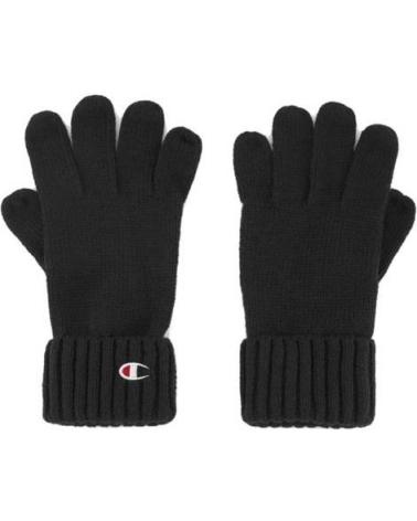 GANTS EN TRICOT CHAMPION NOIRS NEGRO