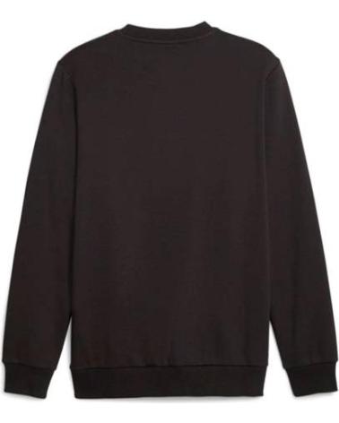 PUMA SUDADERA MINIMAL GOLD CREW FL NEGRA NEGRO